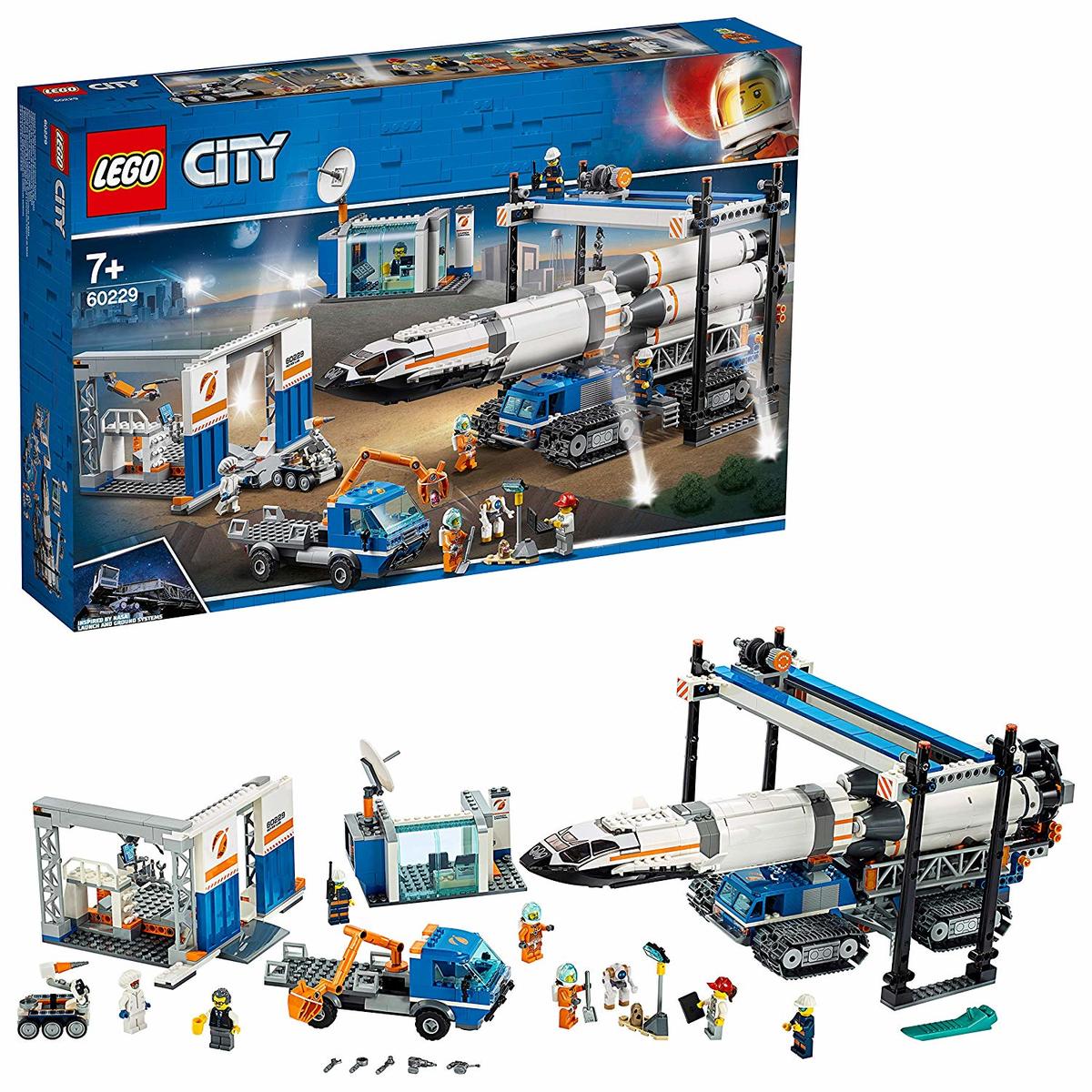 楽天市場】レゴ(LEGO) シティ 巨大ロケットの組み立て工場 60229