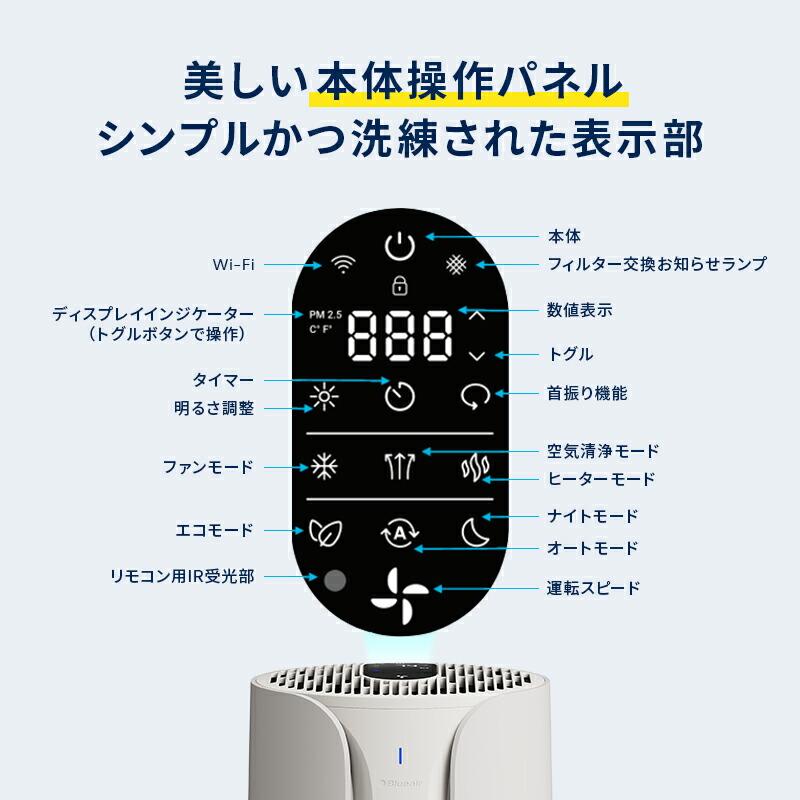 空気清浄機 ブルーエア 3-in-1 T10i 18畳 送風/ヒーター/空気清浄 花粉