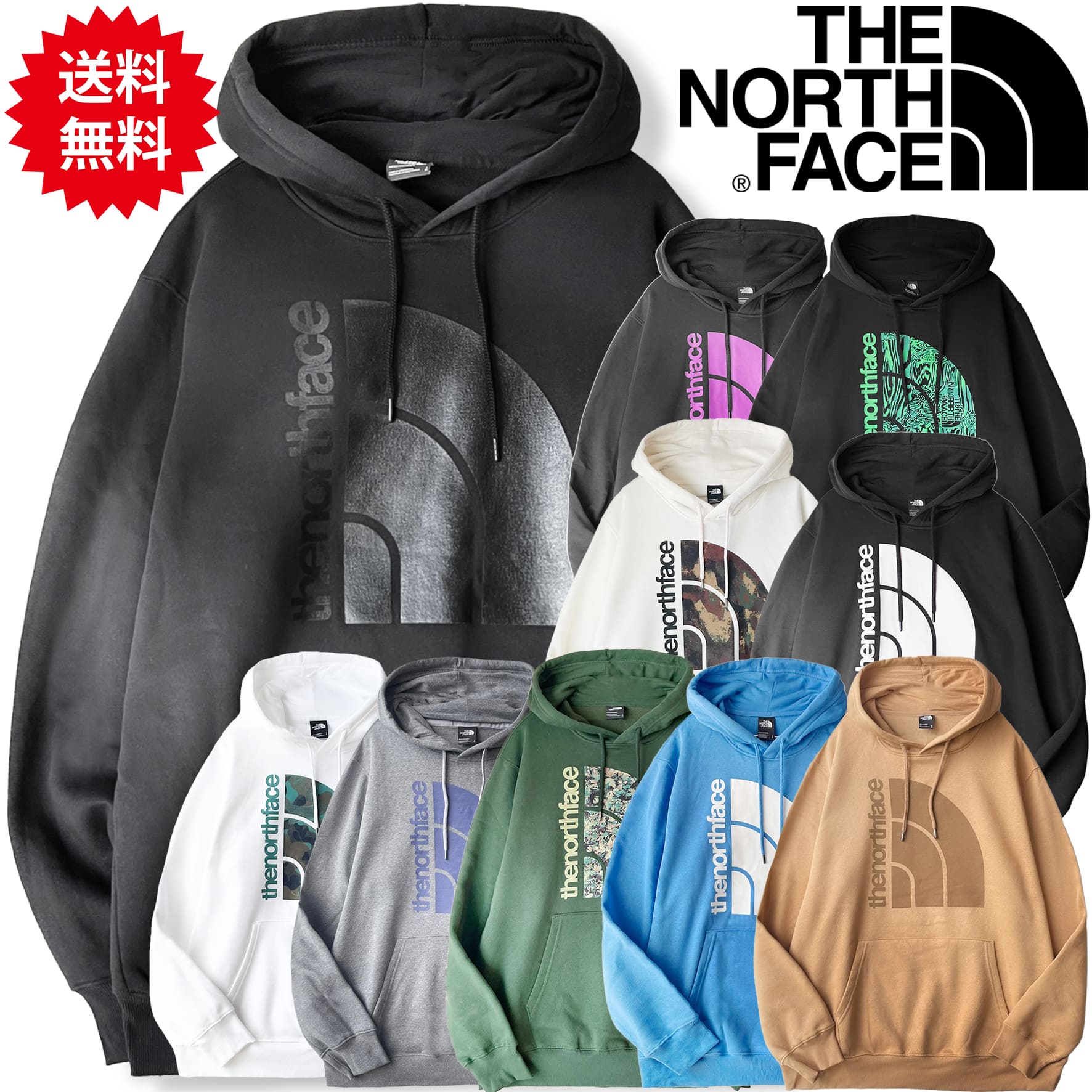 北の方人間の顔 パーカー メンズ 秋 冬 ブランド名 フーディー 裏起毛 THE NORTH FACE ノースフェイスパーカー Jumbo Half Dome Hoodie レディース も着れる フーディ 大層らしい大きさ ビッグ大きさ 黒 黒いこと 白 白いこと 緑 緑であること 2024 S M L XL LL 2L 3L 4L XXL 2XL 3XL