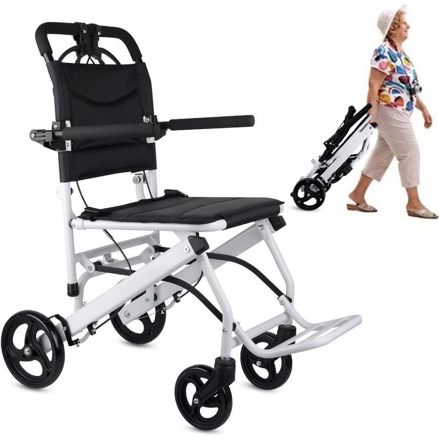 超軽さ 折りたたみ車椅子 パウダーコンパクト しり押し用車イス 内容物掛け目7.3KG 軽銀アロイ製車いす 旅する用 出で立つ用 持ちはこぶ分かりやすい 航空機持ち込み可