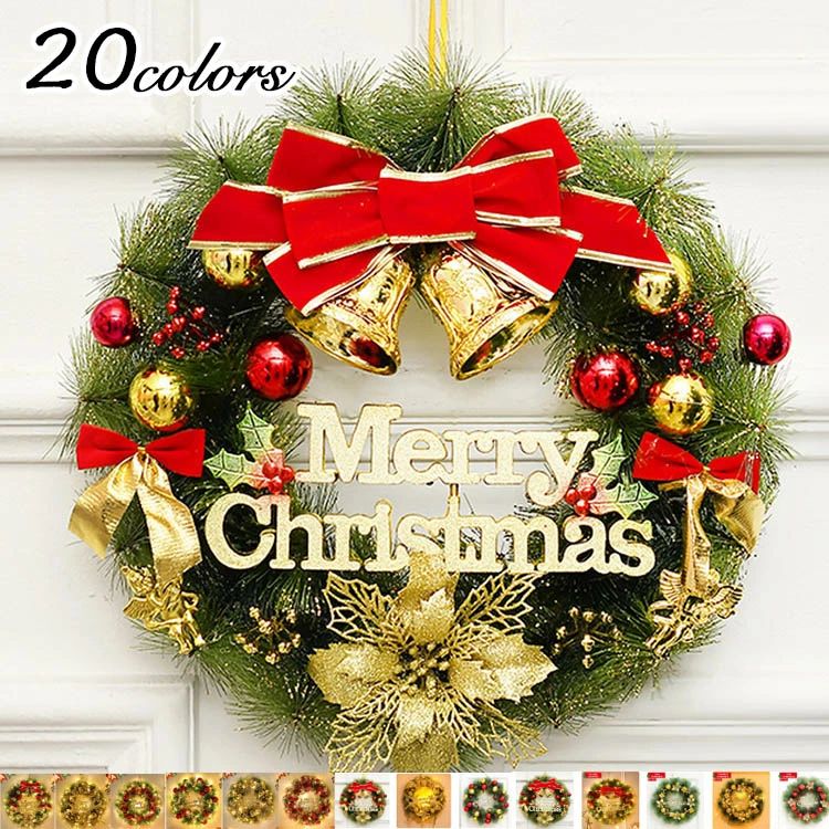 【限定P20倍!】クリスマスリース フラワー リース 玄関 おしゃれ 花 ナチュラルリース 結婚式 造花 プレゼント ギフト インテリア