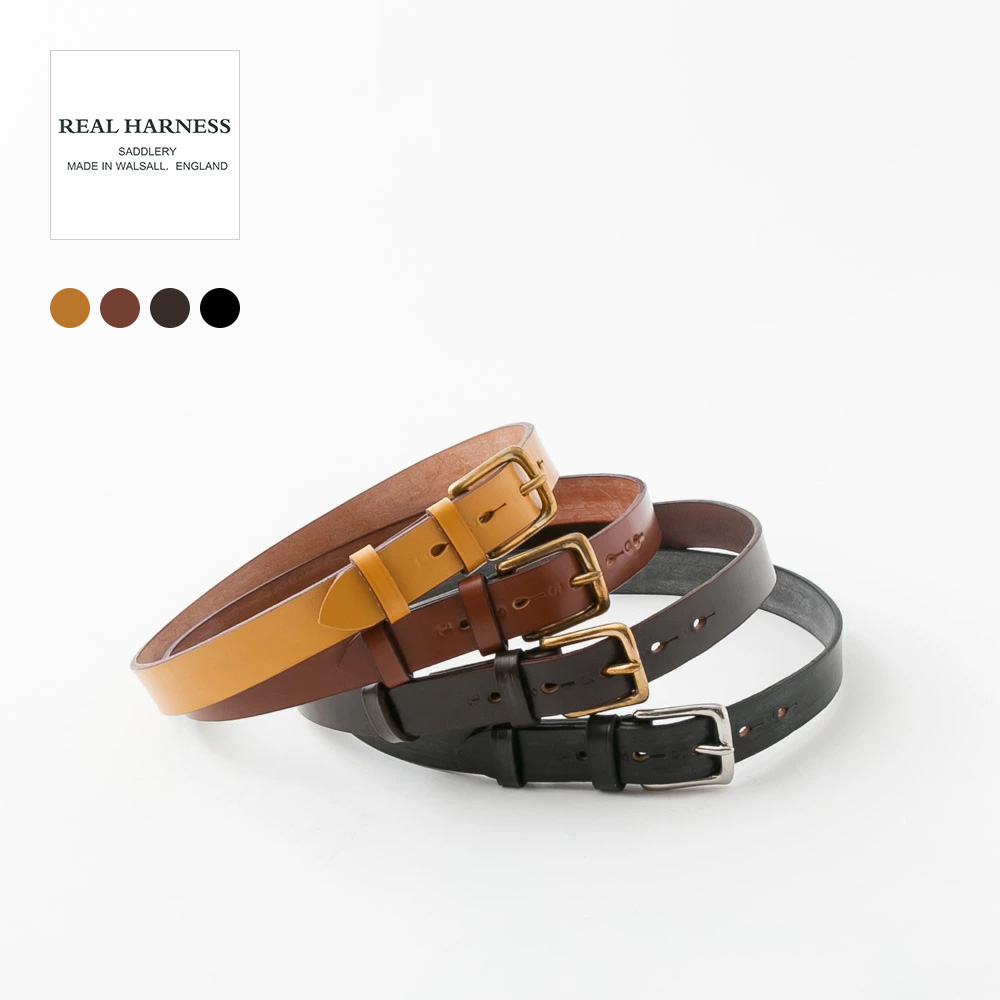 楽天市場】REAL HARNESS リアルハーネス BRIDLE LEATHER BELT MADE IN
