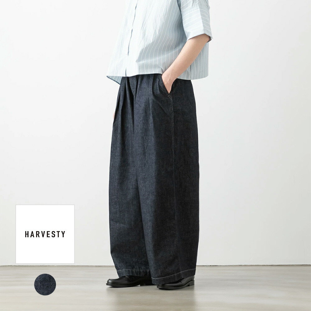 HARVESTY ハーベスティ DENIM CIRCUS BAGGY デニム サーカス バギー 98(ワンウォッシュ) A12316|bluebeat web store ブルービート