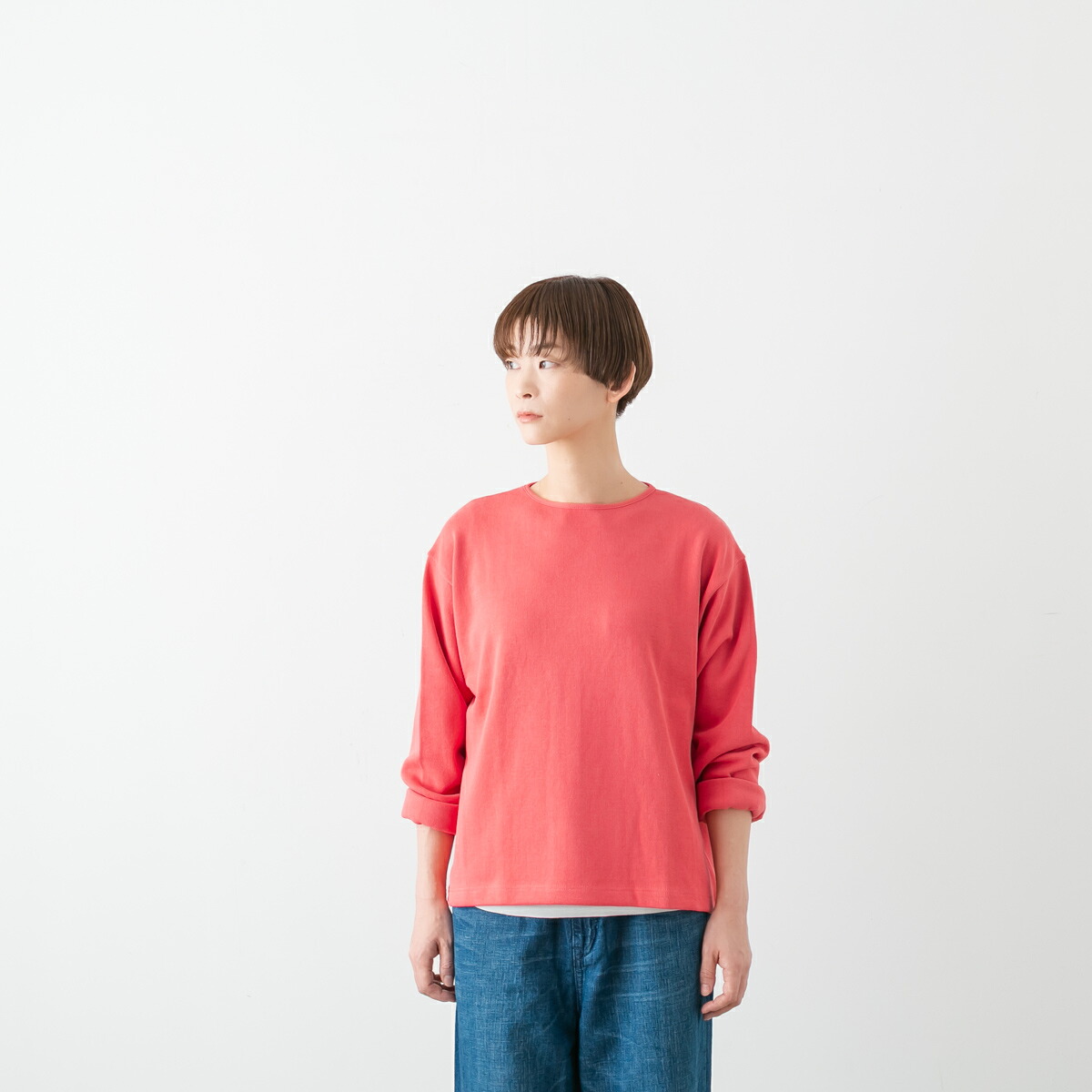 【10%OFFクーポン配布】(メール便OK) ＜br /＞gicipi ジチピ ＜br /＞リラックスフィット ミラノリブ クルーネック カットソー ＜br /＞スピナーッチョ SPINACIO 5色 2516A