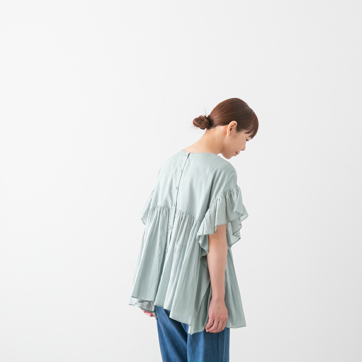【1,000円OFFクーポン配布中】(メール便OK) ＜br /＞utilite ユティリテ ＜br /＞sushi voil 2WAY ボックス ブラウス 4色 UT410LS43 14,454円