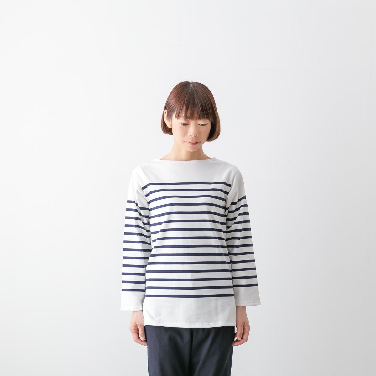 【10%OFFクーポン配布】(メール便OK) ＜br /＞SAINT JAMES セントジェームス NAVAL ナヴァル ＜br /＞ボートネック ボーダー カットソー 3色 99JC162