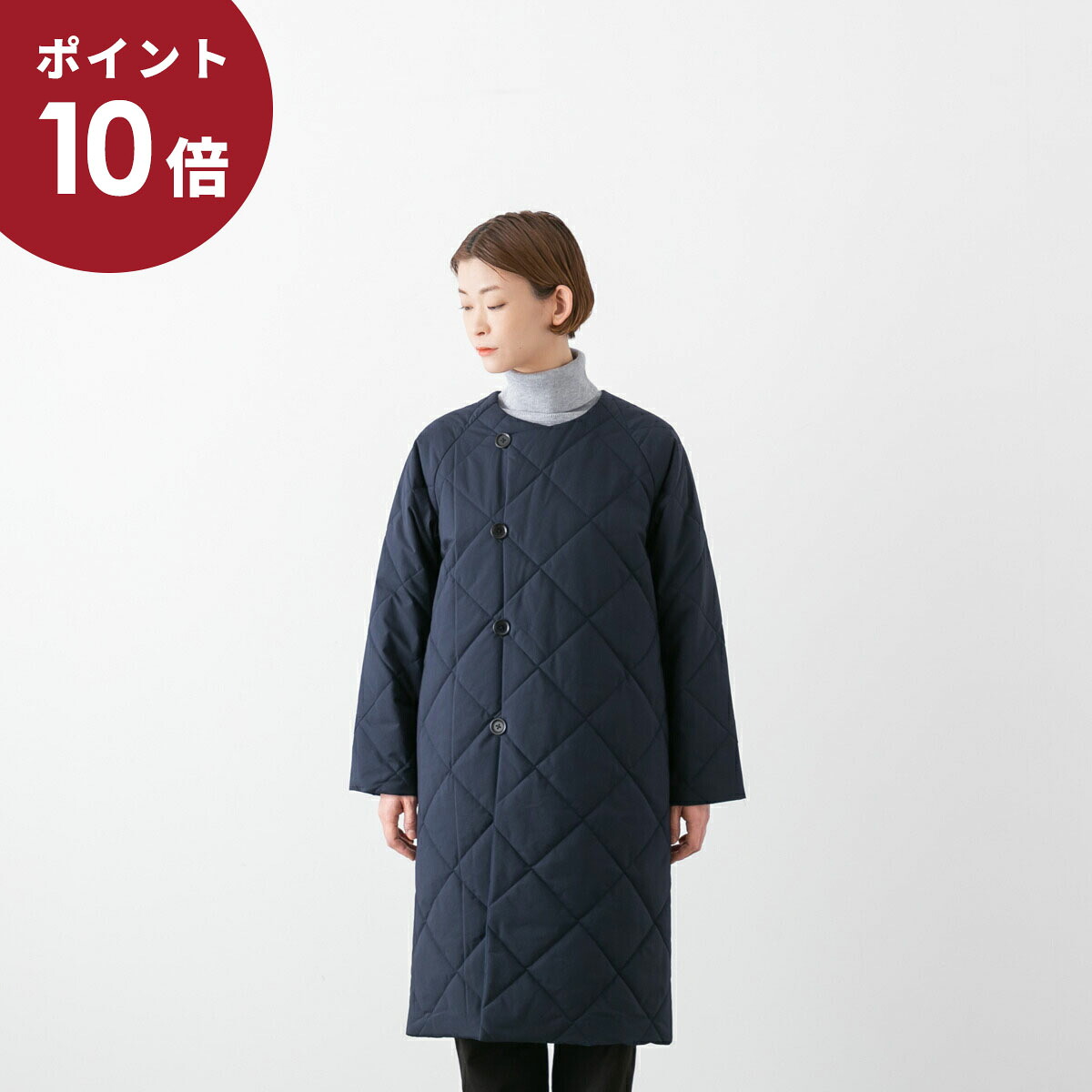 【ポイント10倍！】TRAVAIL MANUEL トラバイユ マニュアル キルティング ラグランコート 4色 4011-53｜bluebeat web store ブルービート