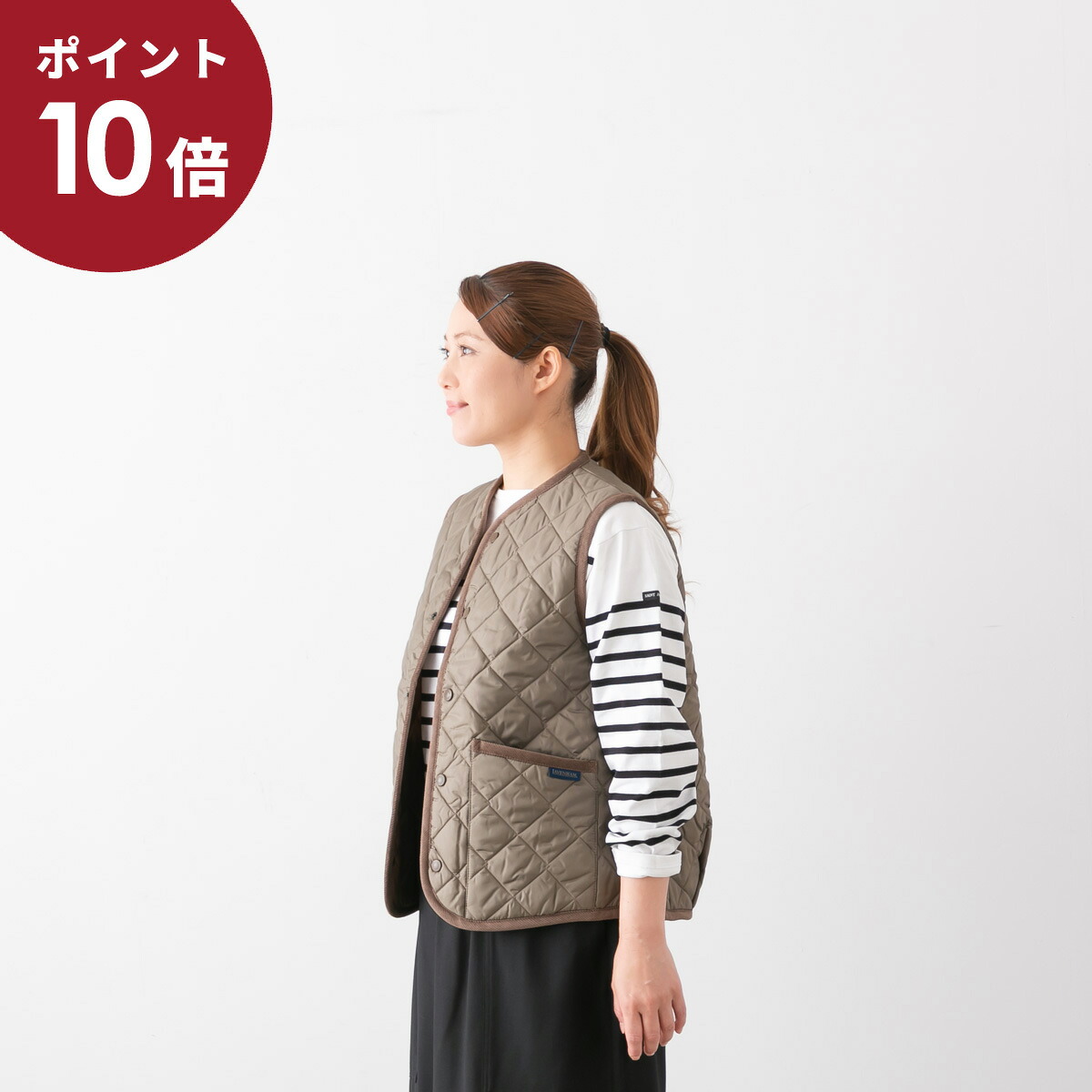 【ポイント10倍！】LAVENHAM ラベンハム コクーン ソーンハム キルティング ベスト COCOON THORNHAM WOMENS 7色 LV10125｜bluebeat web store ブルービート