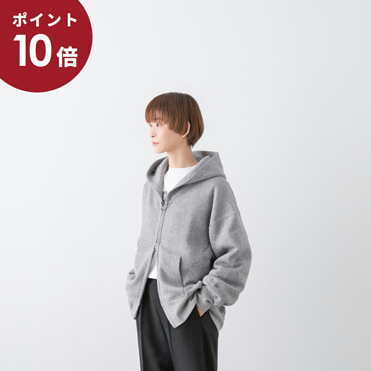 【ポイント10倍！】Americana アメリカーナ ワイド フルジップ フーディー 4色 BRF-803A｜bluebeat web store ブルービート