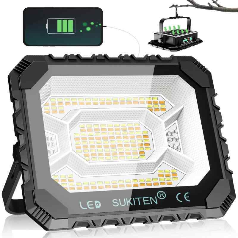 SUKITEN 投光器 充電式 LED 作業灯 400W 35,000lm 楽天市場】【大光量・軽量化】SUKITEN 投光器 充電式 led 作業灯
