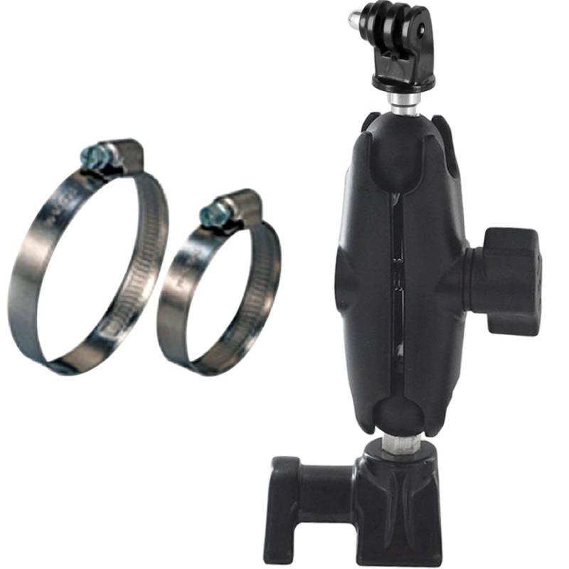 REC-MOUNTS ロールバー・フロントフォークマウント Roll 赤ちょうちん ・ Front for GoPro(ゴープロ) HERO つづき物用 【REC-B46-BBSET-GP-M】 その他-家電