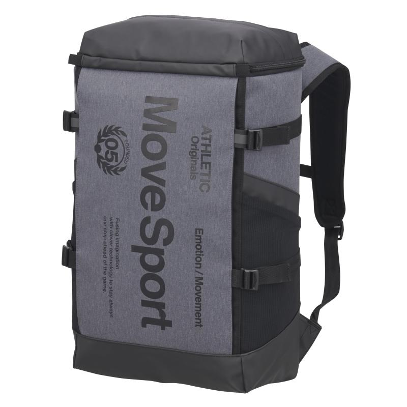 MOVESPORT(ムーブスポーツ) うしろ側容器に並べる デサント 30L 背嚢 【EC模範例あり】マイコン衣嚢 再帰照りかえす 大静電容量 通い 通学 部活 ST5SBPZ1UB_GYBK_F