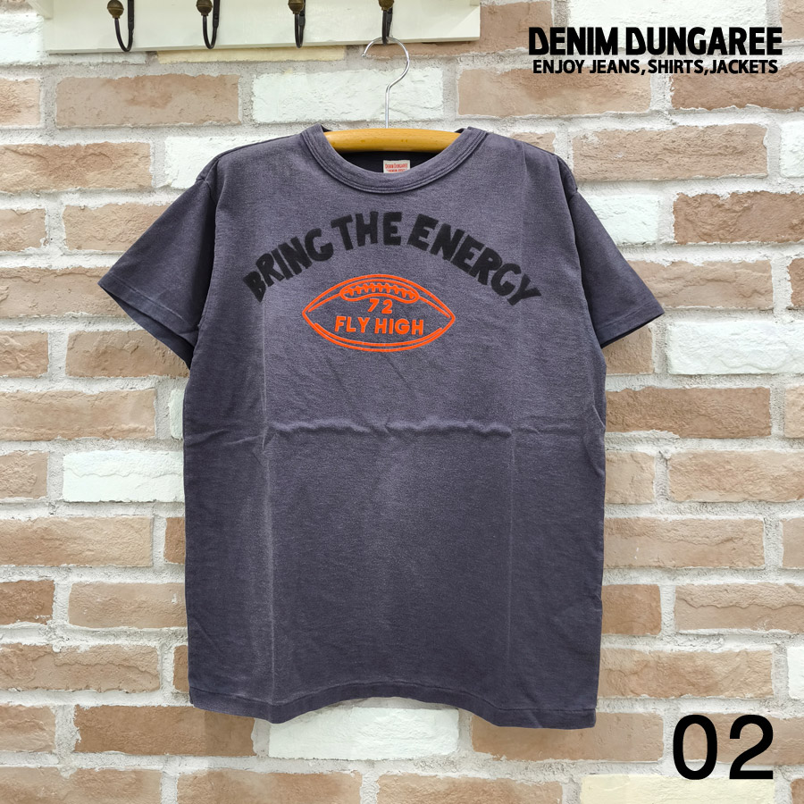 【P5倍｜執り行なう中】DENIM DUNGAREE デニムダンガリー ティーシャツ 服 ビンテージ テンジク 14 TEE 22620430 新作 ブランド名 レディース トップス ティーシャツ 半袖 刷り上げる ロゴタイプ ヴィンテージ 処理 成年者 愛くるしげ かっこ良い 綿 100% 綿織物 2026 春 夏 春夏 レディースファッション-Tシャツ・カットソー-トップス