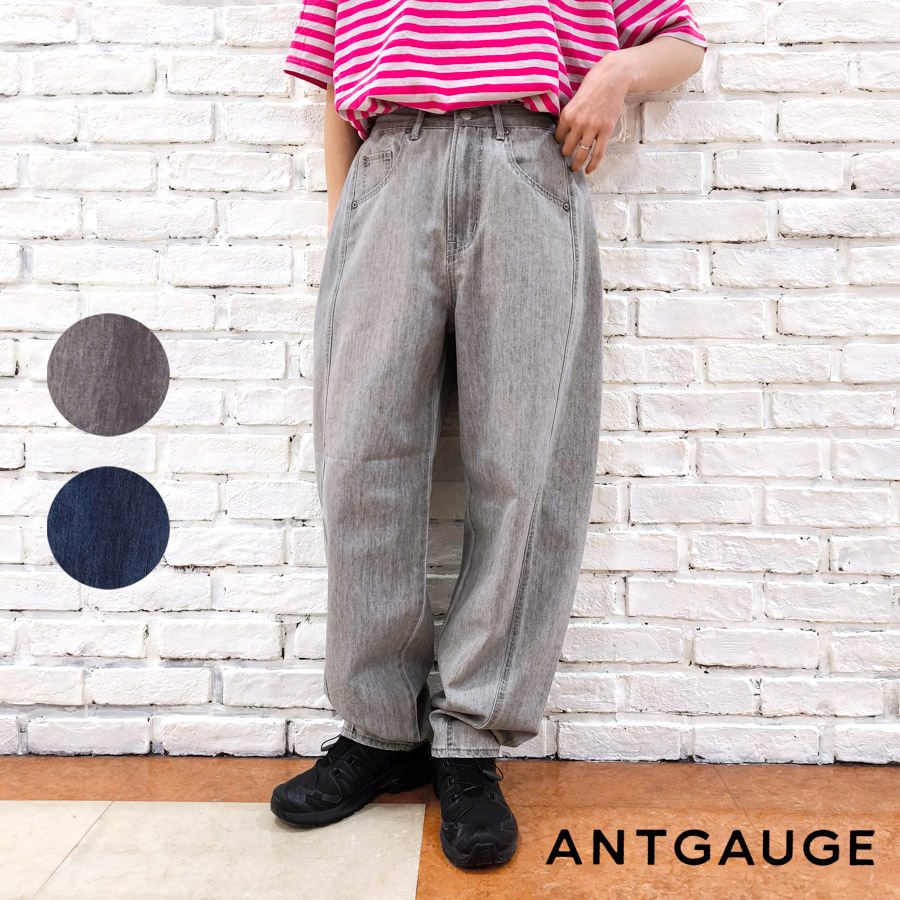 楽天市場】○antgauge 【アントゲージ】 ルーズバレルジーンズ