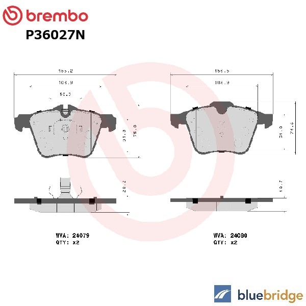 低ダスト BREMBO ジャガー Sタイプ X200系 4.2L J011C J011D フロント ブレーキパッド C2C27291 C2C35440 C2C36974 C2C40926 C2D60654