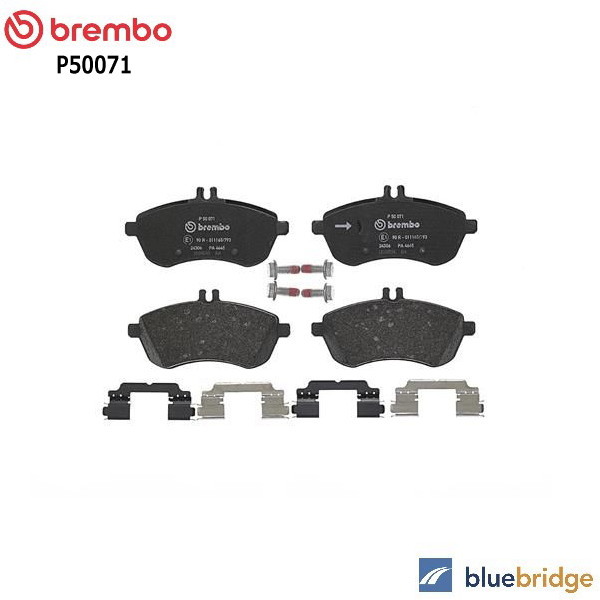 【楽天市場】P50071：ベンツ フロントブレーキパッド BREMBO Cクラス W204 C200 Eクラス W212 SLK R172 ...
