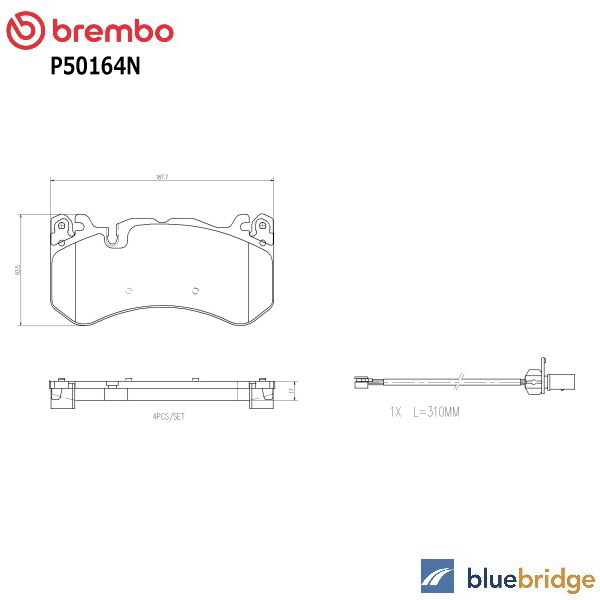 BREMBO メルセデス ベンツ フロント ブレーキ パッド 0004202804 0004203102 0004203500 0004203920 0004204400 0004204420