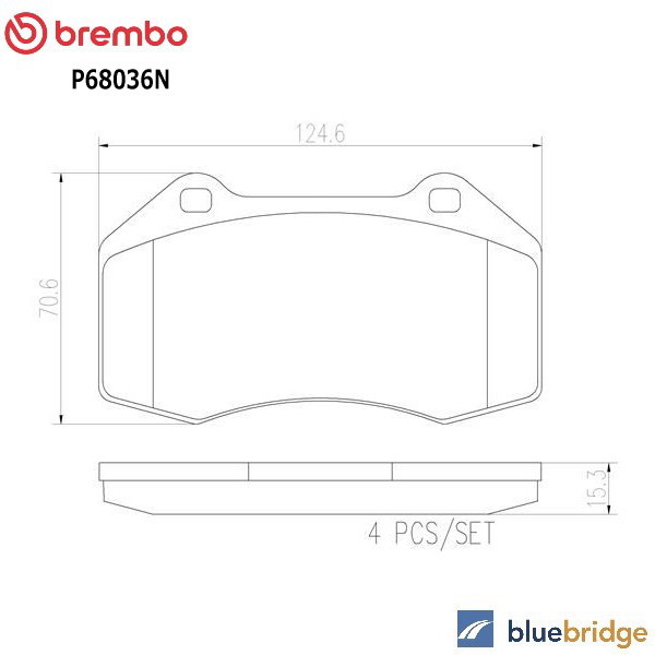 低ダスト BREMBO ルノー ルーテシア 2.0L スポール RF4C フロント ブレーキパッド 410603131R 410608131R 7701208218 8671016704