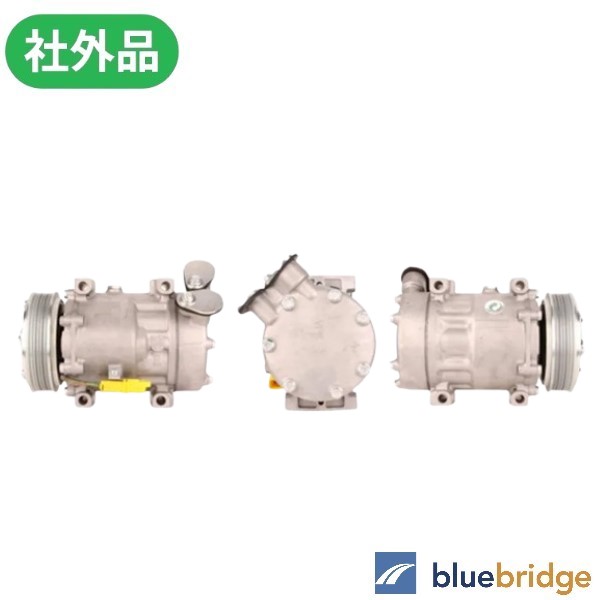 プジョー 406 2.0L 2.2L エアコン コンプレッサー 6453NK 6453NL 6453SC 6453SE 6453TG 6453TH 6453YJ 6453YK 6453YL 6453YN｜ブルーブリッジ