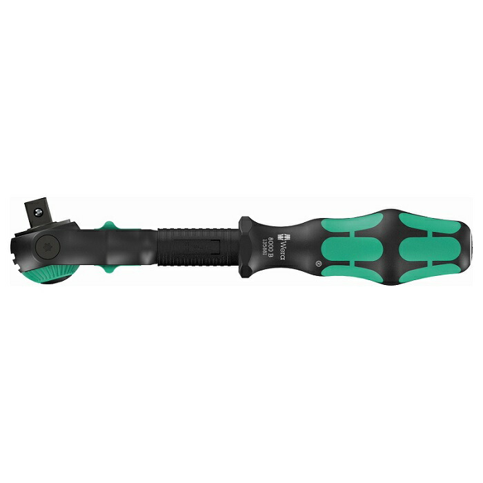 Wera ヴェラ  3/8\"チクロップラチェットハンドル ブラックエディション 黒 8000 B Zyklop Speed Black Edition  3/8\" 全長199.0（05135881001）
