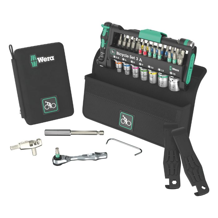 Wera ヴェラ バイシクルセット 3 A 収納ポーチ付き Bicycle Set 3 A（05004188001）