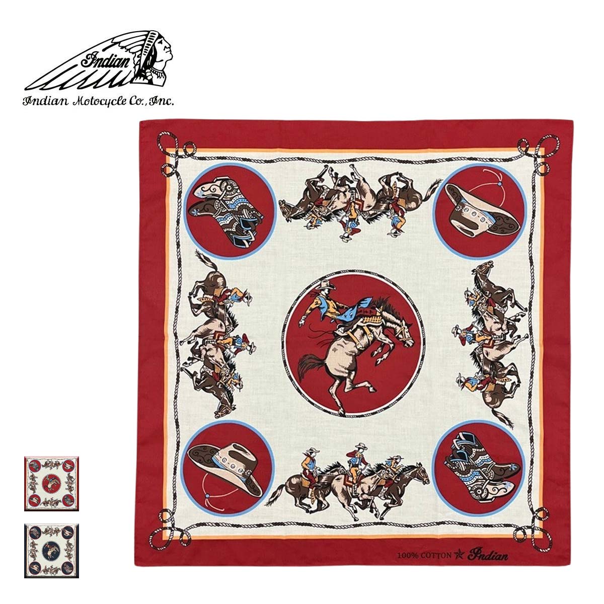 楽天市場】Indian インディアン BANDANA SCARF COWBOY メンズ