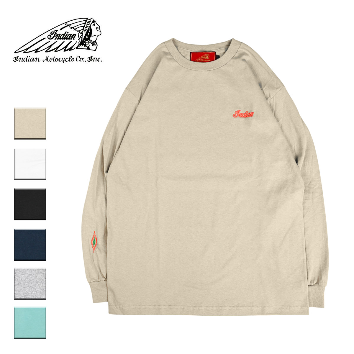 【PDF】人気沸騰中！HOLY MOTOR TEE // WHITE 送料・関税込み 楽天市場】Indian インディアン Indian Basic S/S T-shirt