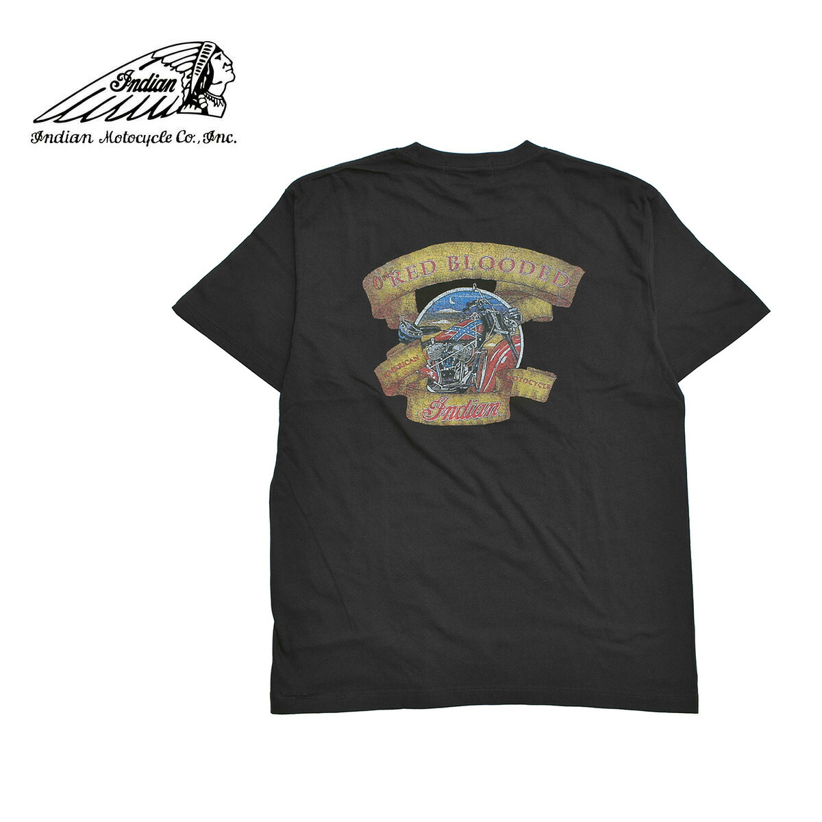 インドtシャツ あ 楽天市場】Indian インディアン Indian Basic S/S T-shirt