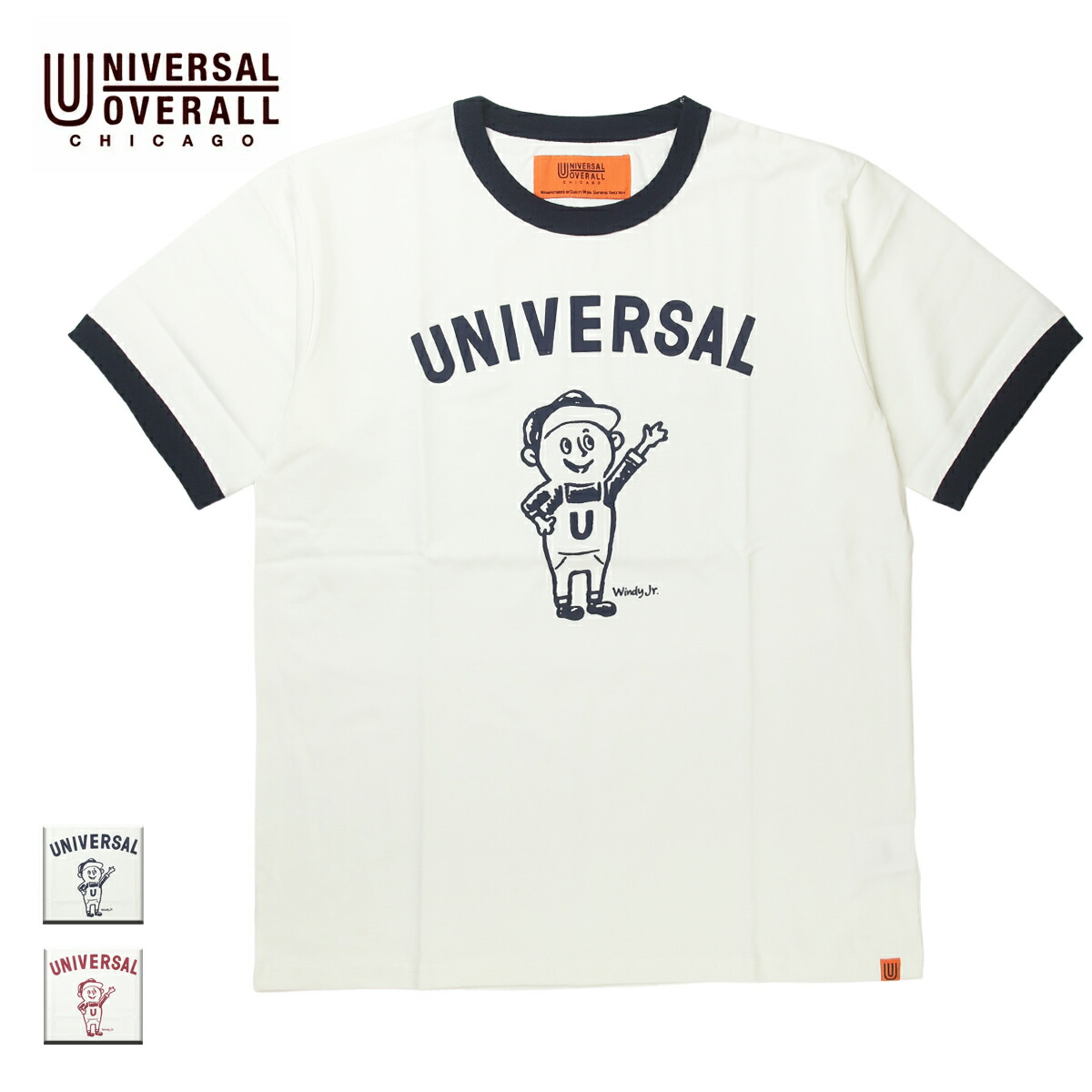 楽天市場 Universal Overall ユニバーサルオーバーオール Ringer Tee メンズ レディース ホワイトxネイビー ホワイトxレッド S L U A Tシャツ 半袖 カジュアル キャラクター おしゃれ ブランド ワークブランド アメカジ 白 紺 赤 Blueism