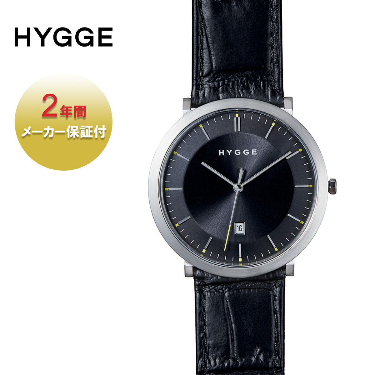 日本産 Hygge ヒュッゲ Koma メンズ レディース ブラック Free Hge0084 腕時計 時計 北欧 日本 日本製 丸型 アナログ 防水 レザー レザーバンド 革 シンプル カジュアル プレゼント ギフト 誕生日 ブランド 黒 ワインレッド Blueism 安い Neostudio Ge