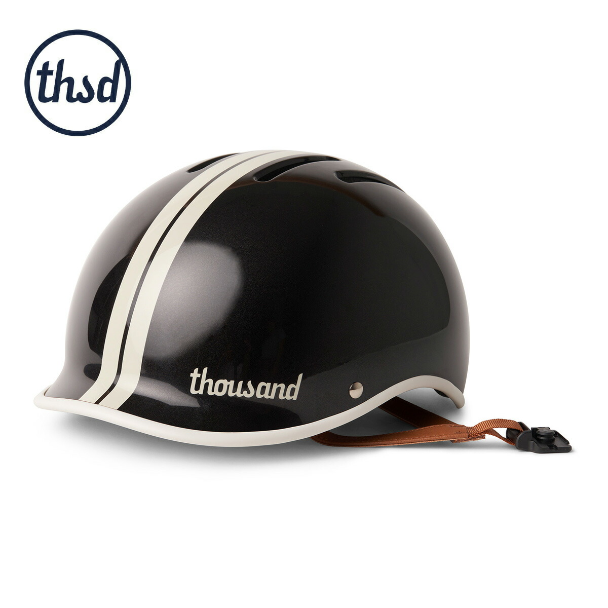 楽天市場】Thousand サウザンド Thousand Helmet Heritage 2.0 メンズ/レディース カーボンブラック S-L【ヘルメット  自転車 自転車ヘルメット サイクリングヘルメット 大人用 大人 男女兼用 男性 女性 半キャップ 通勤 通学 LA ロサンゼルス おしゃれ ブランド  ブラック ...