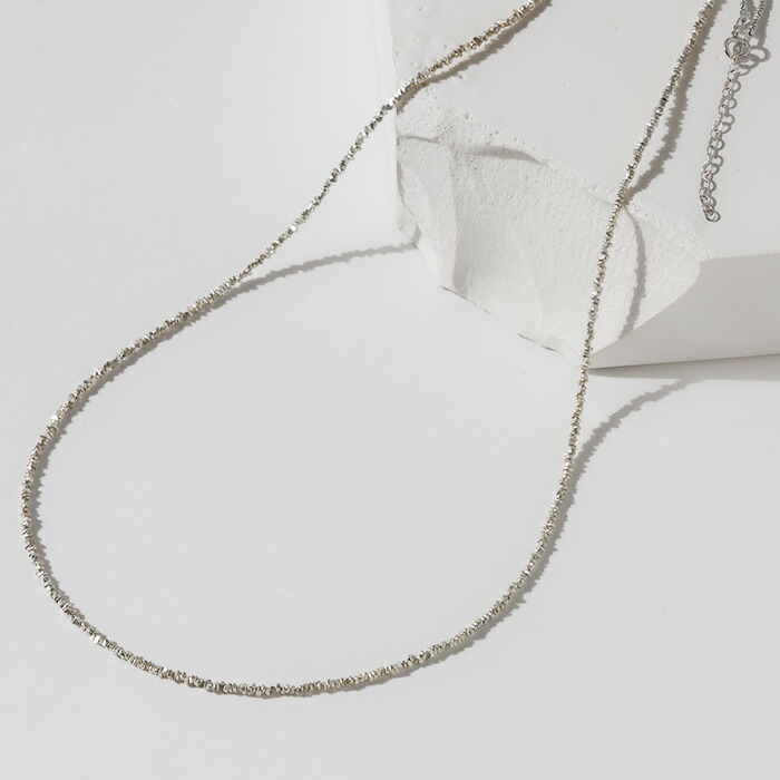 楽天市場】カレンビーズシルバーネックレスネックレス/ロング