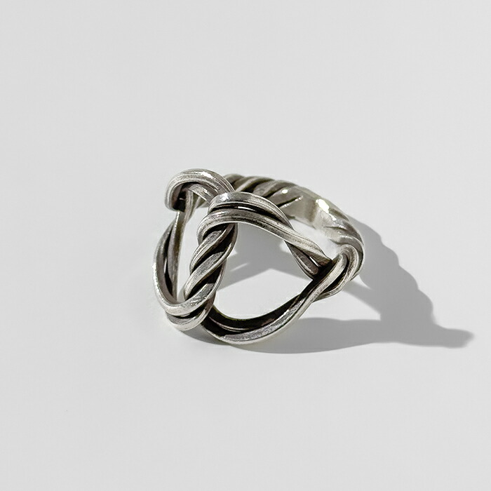 Karen Silver(カレンシルバー) シルバー950リング シルバー リング 指輪 レディース アクセサリー シルバーリング インフィニティマーク ロープデザイン カレンシルバーリング｜BLUEjewelry（ブルージュエリー）