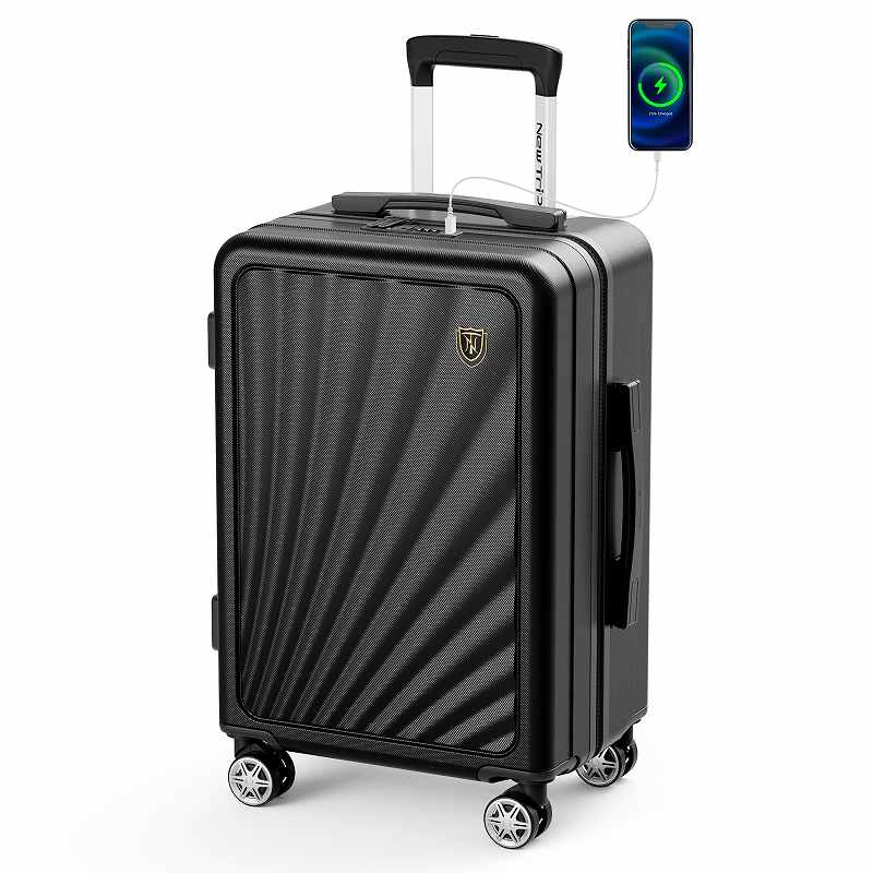 【貨物輸送無料】ニュートリップ 旅行バッグ 持ちはこび入れもの NT-GS0301 黒いこと S大きさ(1～3泊) 機内持ち込み