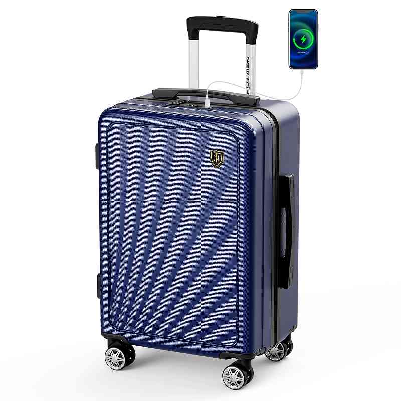 【貨物輸送無料】ニュートリップ 旅行バッグ 持ちはこび入れもの NT-GS0301 青み S大きさ(1～3泊) 機内持ち込み