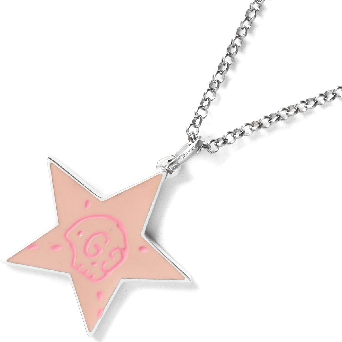 グッチ ネックレス アクセサリー メンズ レディース ゴースト ステラ スター シルバー ピンク Jl0 8470 Gucci Wloczypies Pl グッチ ネックレス アクセサリー メンズ レディース ゴースト ステラ スター シルバー ピンク Jl0 8470 Gucci Wloczypies Pl