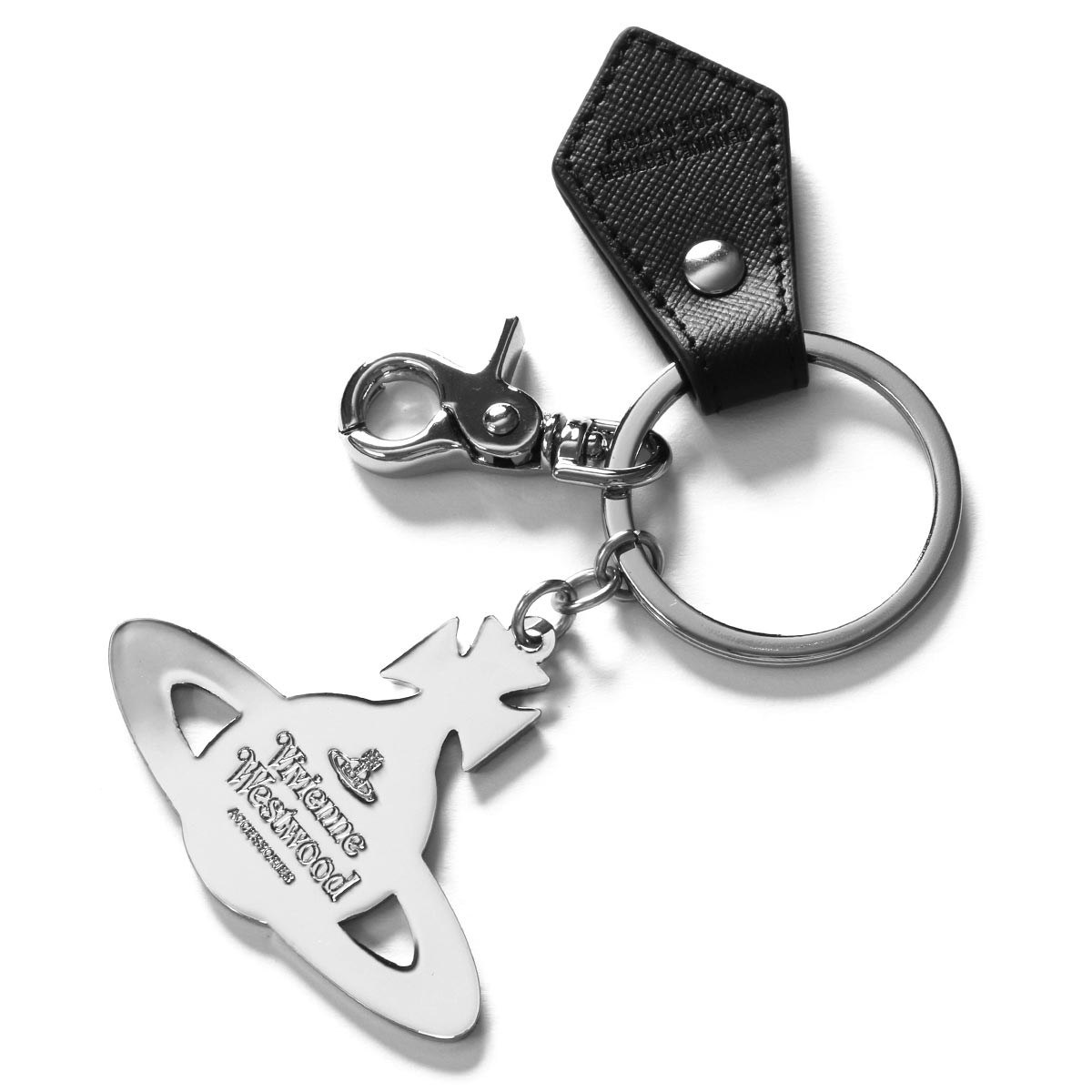 ふるさと納税 ヴィヴィアンウエストウッド キーリング キーホルダー アクセサリー メンズ レディース デビー ハマードゥ オーブ ブラックシルバー N403 Vivienne Westwood Balkon86 Ru