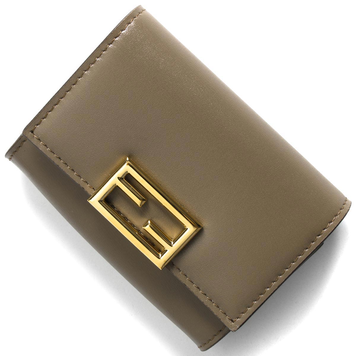 フェンディ カードケース 名刺入れ レディース FF トリュフグレージュオーロソフト 8M0416 AHM0 F1F1M FENDI
