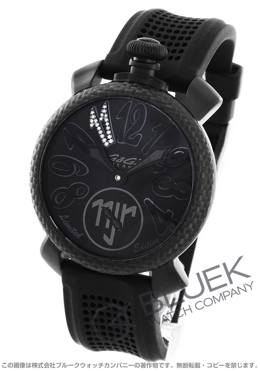 楽天市場 ガガミラノ マヌアーレ48mm ネイマールモデル 世界限定500本 ダイヤ 腕時計 メンズ Gaga Milano 5516 Nj 01d ブルークウォッチカンパニー