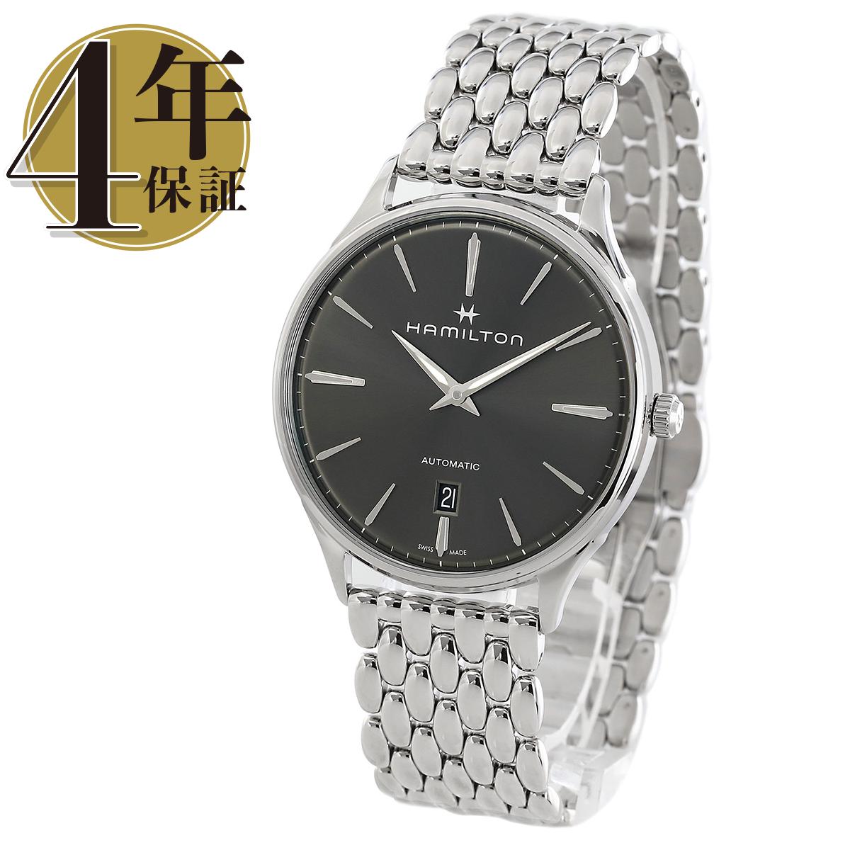 Hamilton ジャズマスター　シンライン　クォーツクロノグラフ 安心なハミルトン ジャズマスター シンラインクロノ H38612733