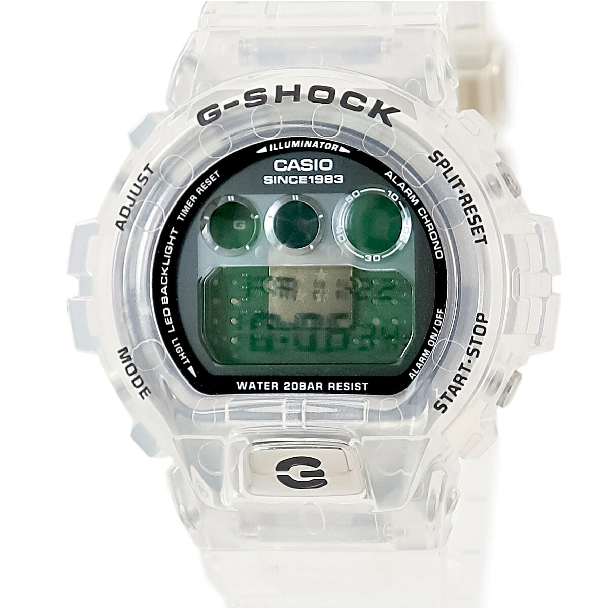 カシオ CASIO G-SHOCK クリア リミックス DW-6940RX-7ER 未使用 Gショック デジタル 耐衝撃 メンズ 腕時計クオーツ ブラック 【中古】|ブルークウォッチカンパニー