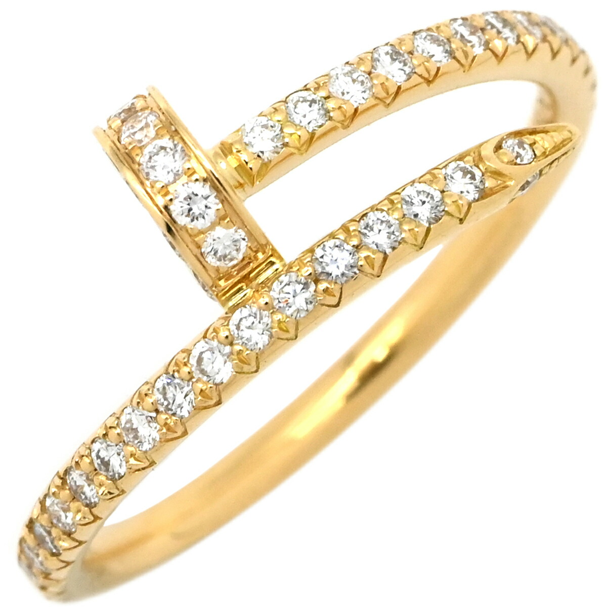 楽天市場】カルティエ Cartier リング 指輪 ジュストアンクル ダイヤ 