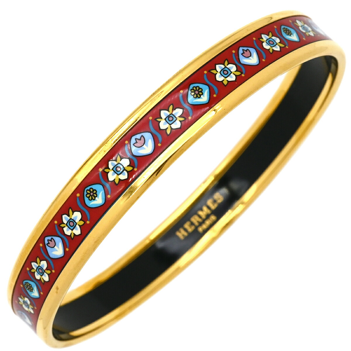 楽天市場】【ジュエリー】HERMES エルメス エマイユPM バングル