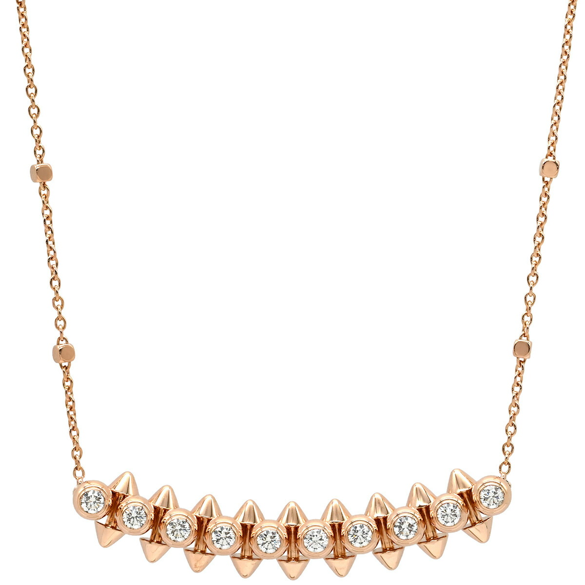 楽天市場】カルティエ Cartier ネックレス クラッシュドゥ SM K18PG