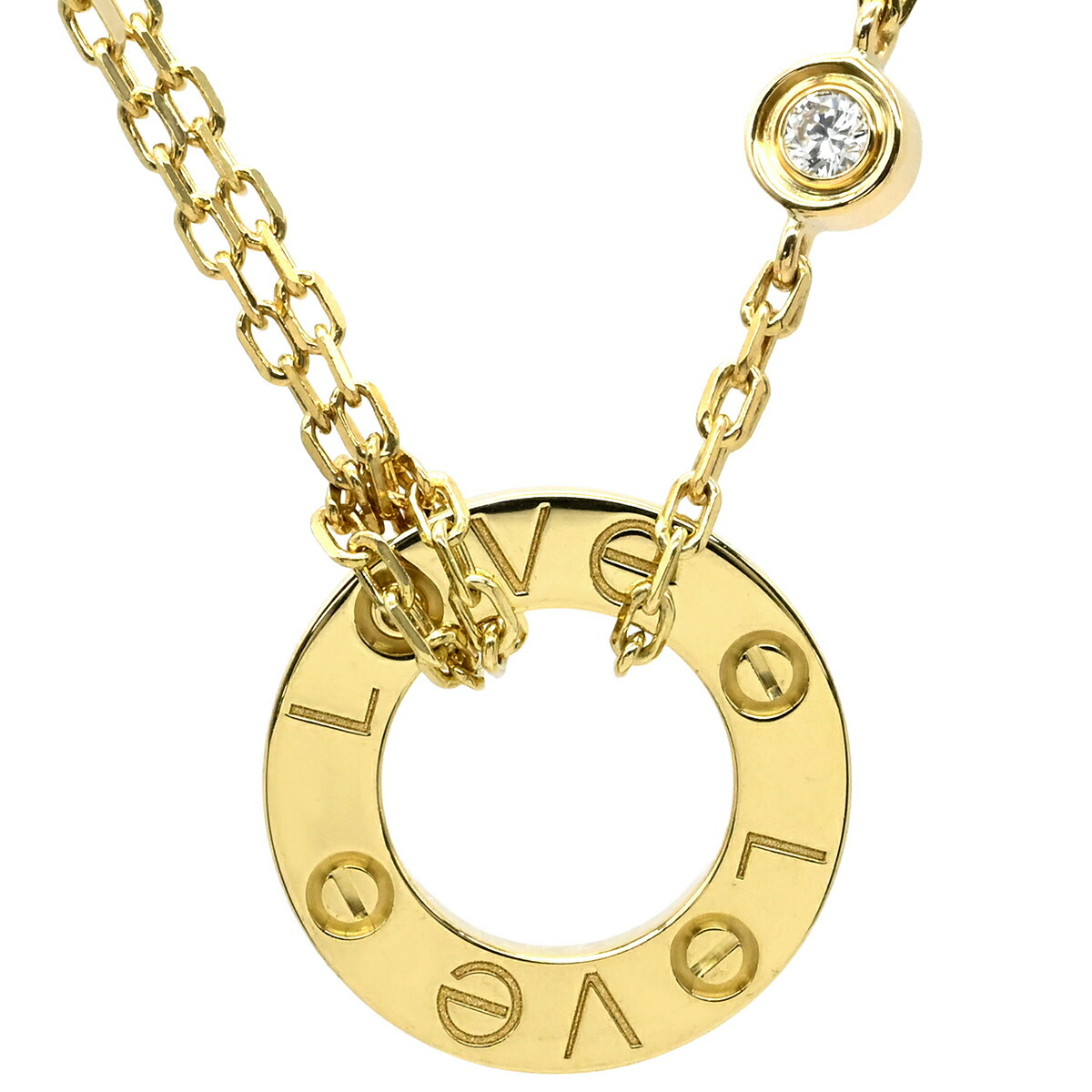 楽天市場】CARTIER カルティエ チェーンネックレス k18YG/イエロー