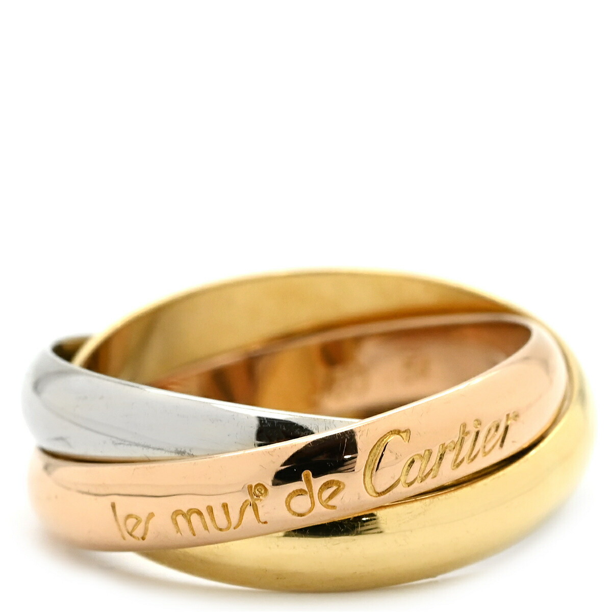 楽天市場】カルティエ 指輪 レディース トリニティ リング 47号 7号