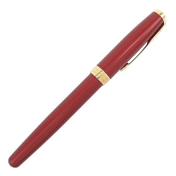 パーカー PARKER 万年筆 ソネット レッドGT ステンレススチール ラッカー レッド×ゴールド K18ペン先 カートリッジ/コンバーター両用式 1950773 【中古】|ブルークウォッチカンパニー