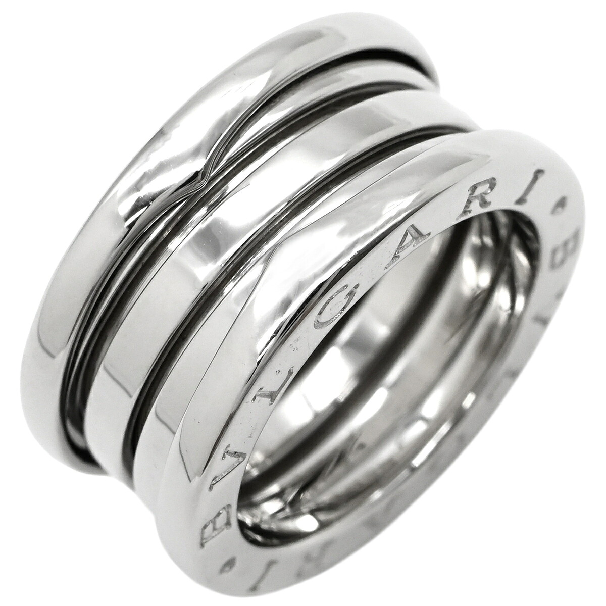 ブルガリ BVLGARI リング 指輪 ビーゼロワン B-zero1 3バンド ホワイトゴールド #50(JP10) Au750 18K 18金 WG 9号 【中古】|ブルークウォッチカンパニー