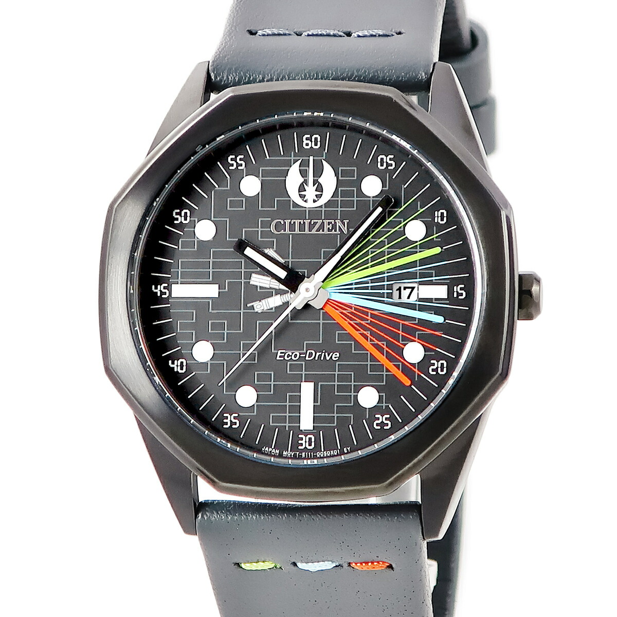 シチズン CITIZEN エコドライブ ジェダイ マスター BM7498-00W 未使用 黒 スターウォーズ コラボ デイト メンズ 腕時計クオーツ ブラック 【中古】|ブルークウォッチカンパニー