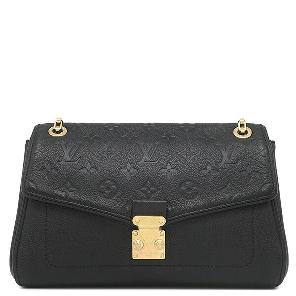 ルイヴィトン LOUIS VUITTON ショルダーバッグ サンジェルマン PM モノグラムアンプラント ノワール ゴールド金具 黒 M48931 TR5114 【中古】｜ブルークウォッチカンパニー
